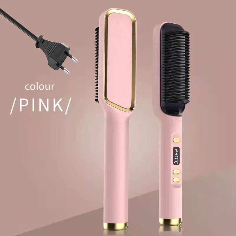 Multifunctional electric straightening comb.