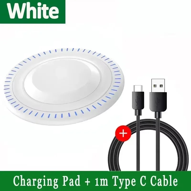 100W Fast Wireless Charger Pad For iPhone 15 14 13 12  X Pro Max 8 Samsung Galaxy S23 Xiaomi.