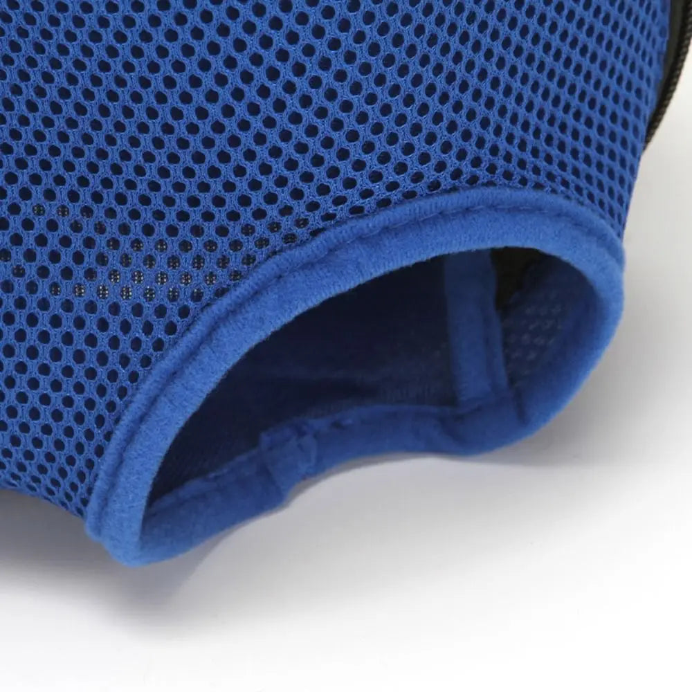 Adjustable dog carrier backpack.