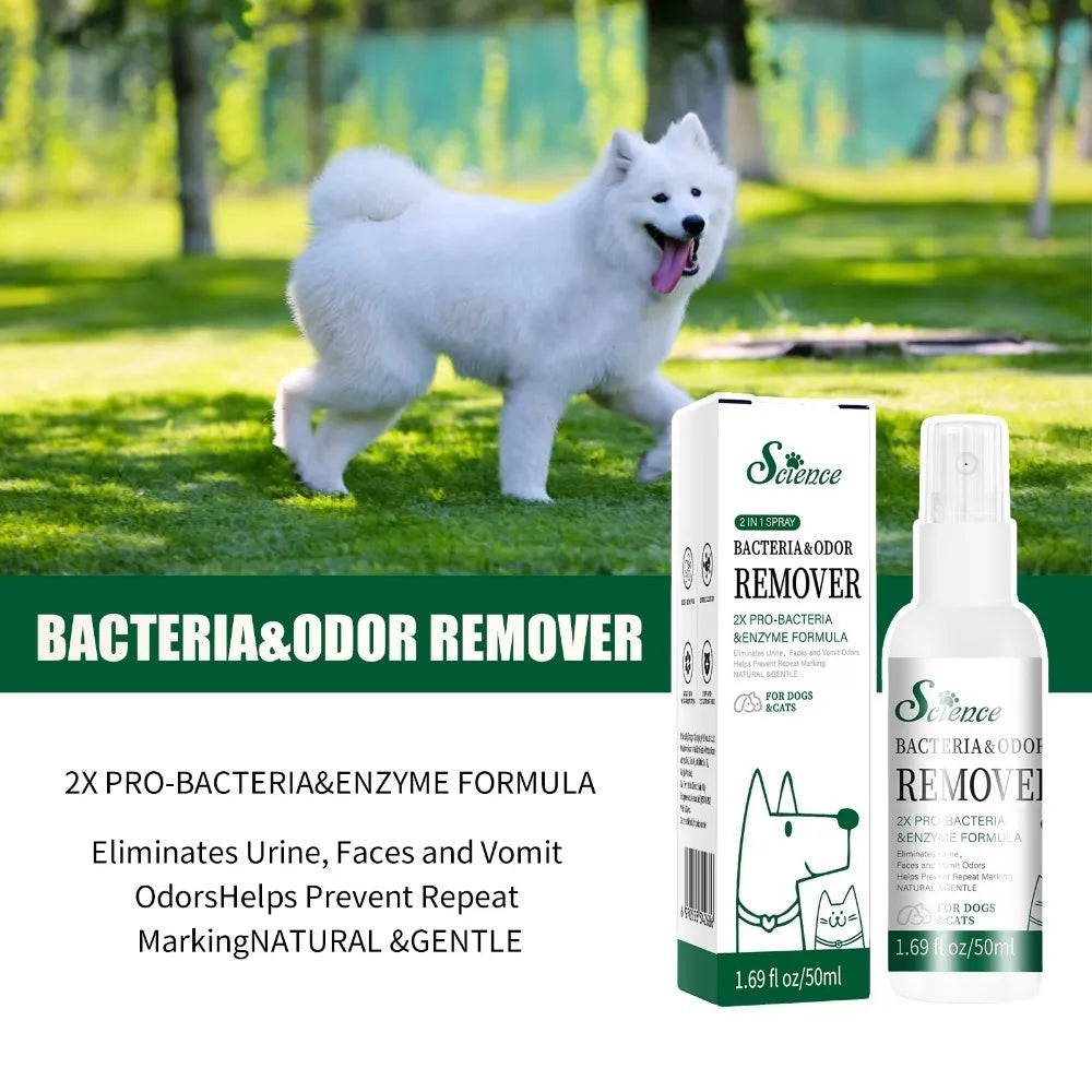 Premium hygiene spray for dogs.