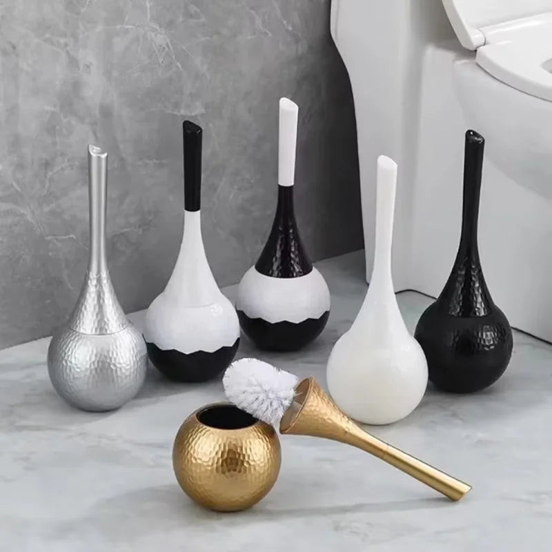 Premium Long Handle Toilet Brush with Holder.