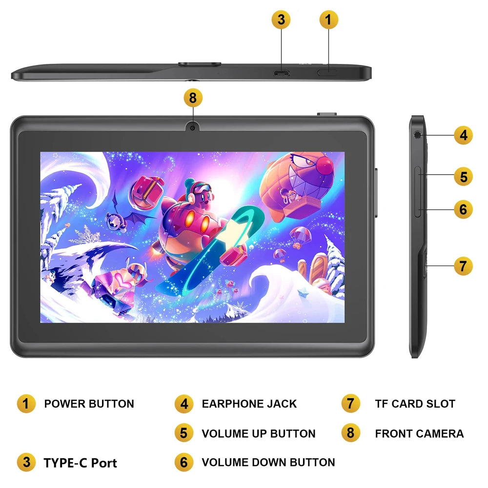 New 7-inch children's tablet.