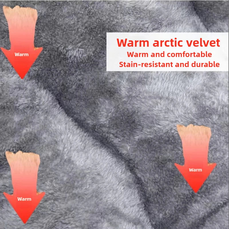 Large sleeping mat for dogs, ideal for winter, keeps their body warm.