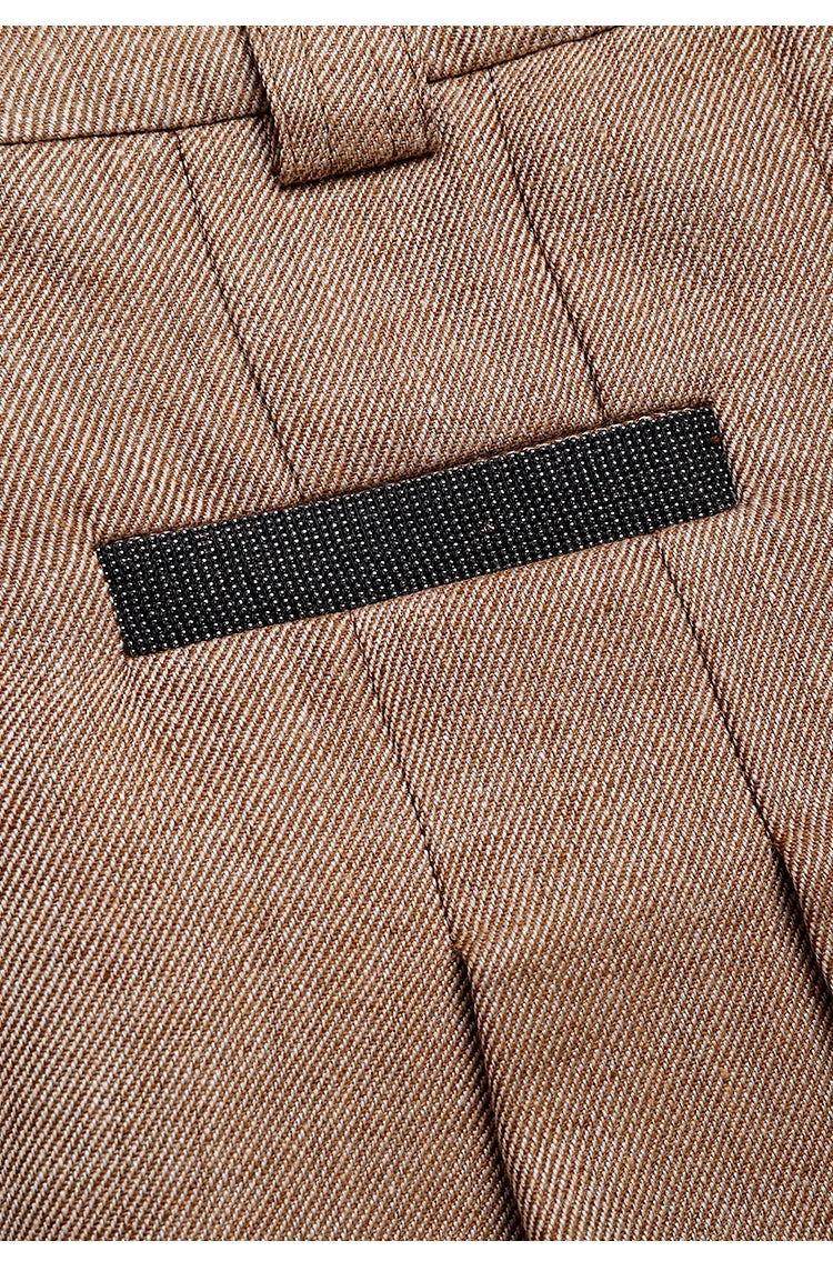 K2118W Lady High Quality 100% Linen Skirts.