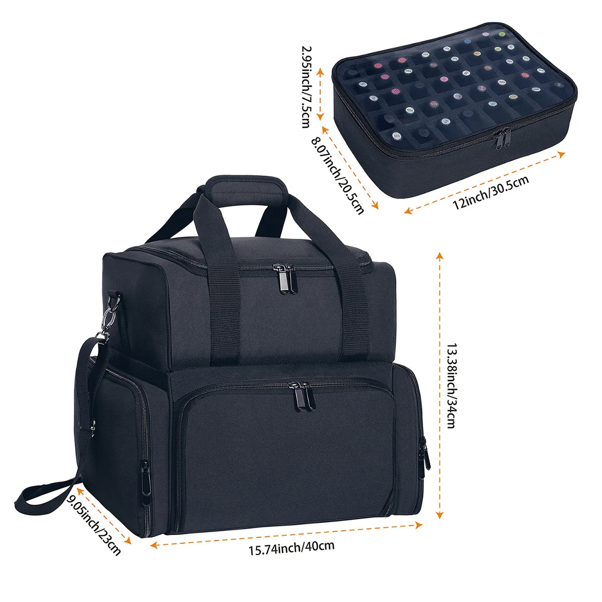 80-Bottle Large Capacity Nail Polish.