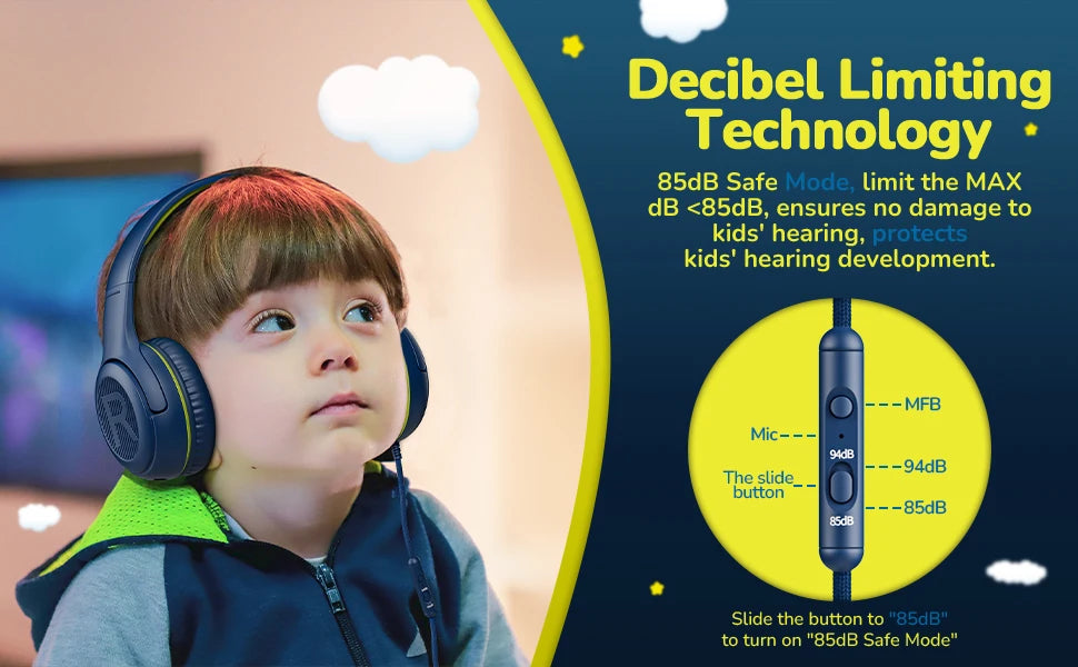 3.5mm surround stereo gaming headset with microphone and earcups.