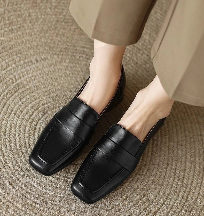 Women's Soft Leather Loafers.