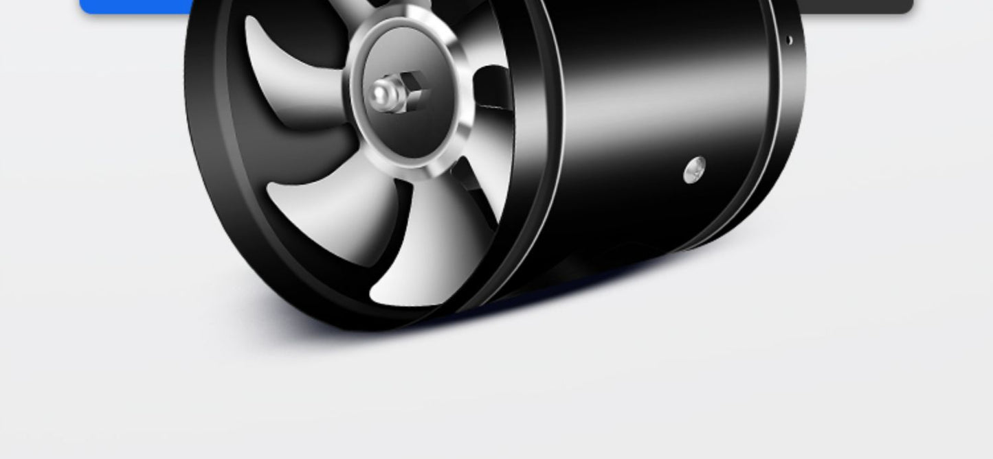 4''6'' 220V Metal Duct Exhaust Fan Air Ventilator Pipe Ventilation.