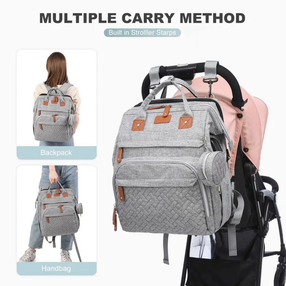 Multifunctional Bed Diaper Backpack Baby Girl Boy.