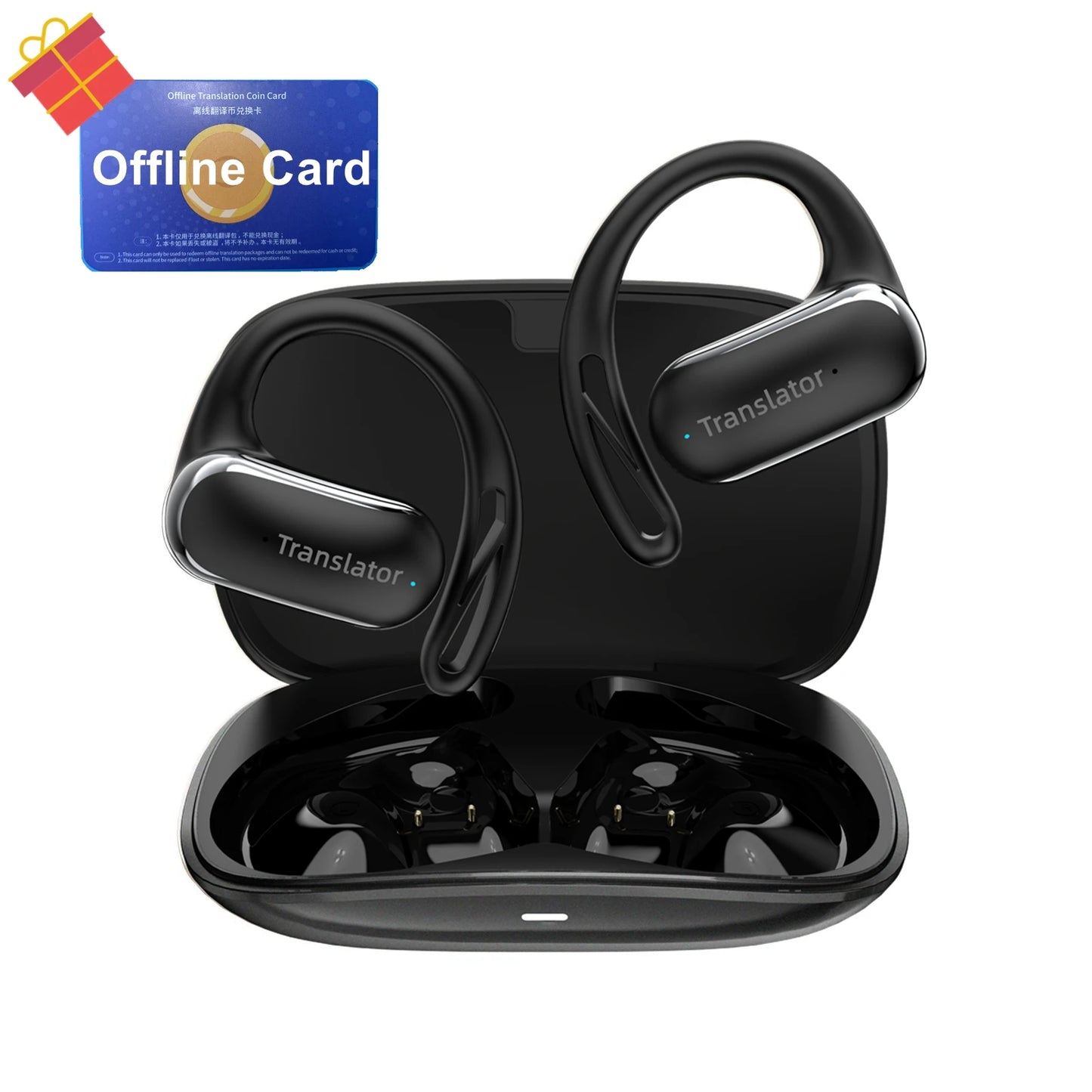 Shokz OpenFit 2+ T921 Open-Hung Earphones Dolby Audio 144 language.