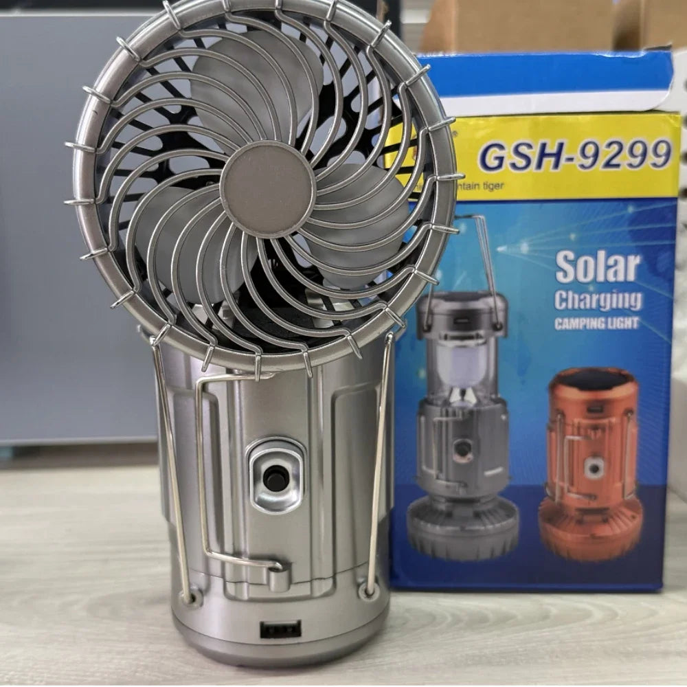 Solar Multifunctional Handheld Camping Lamp Tent Lamp.