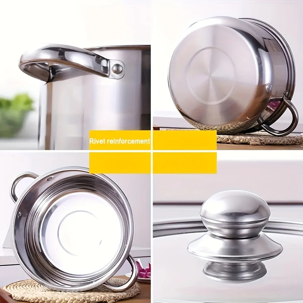 Luxury 10 stainless steel cookware set suit-5 .