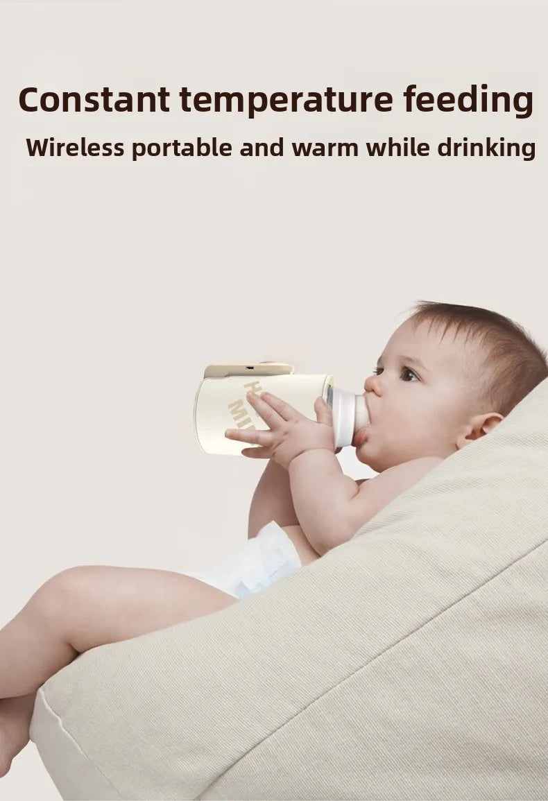 6000mAh Baby Bottle Warmer 6 Heat Level Multifunction Breast Milk.