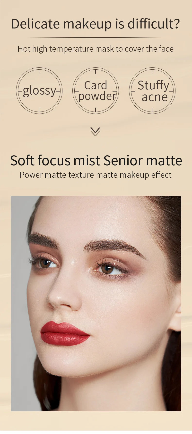 2-in-1 Foundation & Concealer Stick, Waterproof.