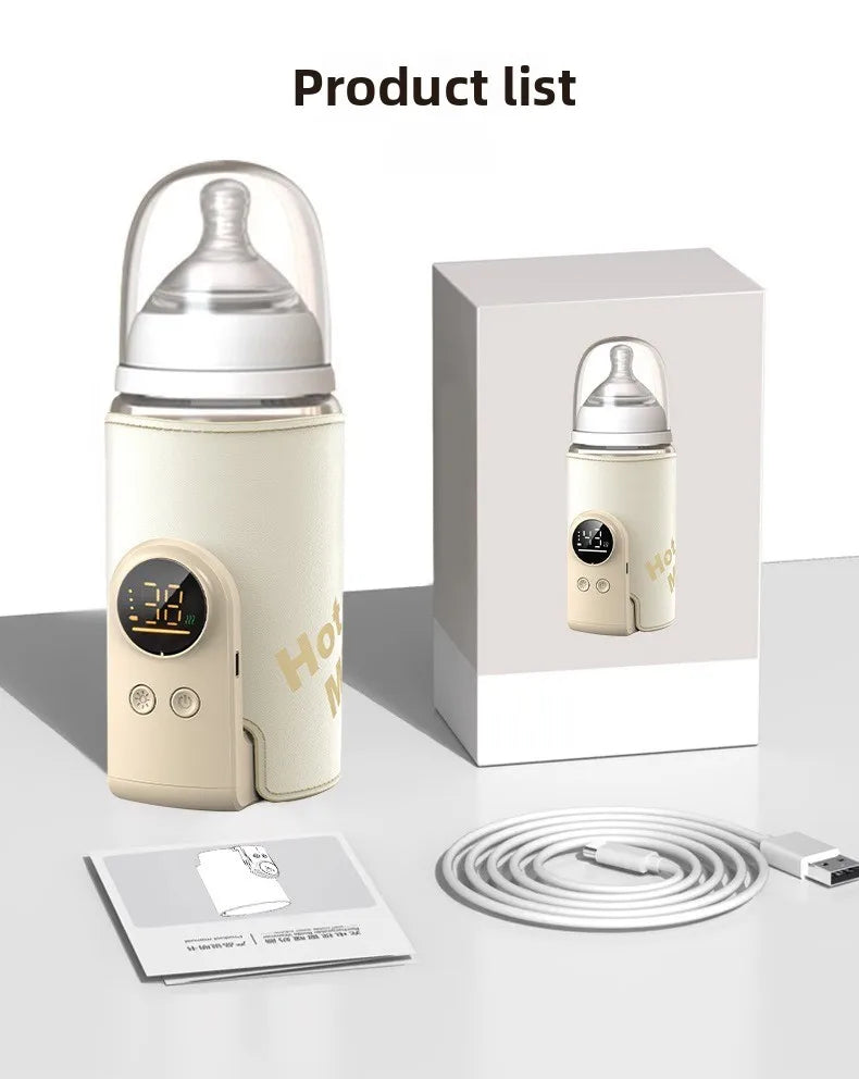6000mAh Baby Bottle Warmer 6 Heat Level Multifunction Breast Milk.