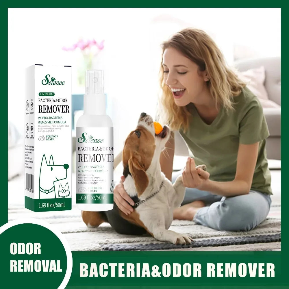 Premium hygiene spray for dogs.