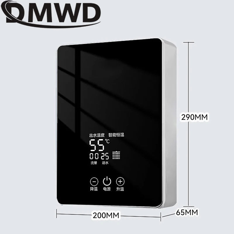 5500W/6500W Electric Hot Water Heater Instant Kitchen Bathroom Water.