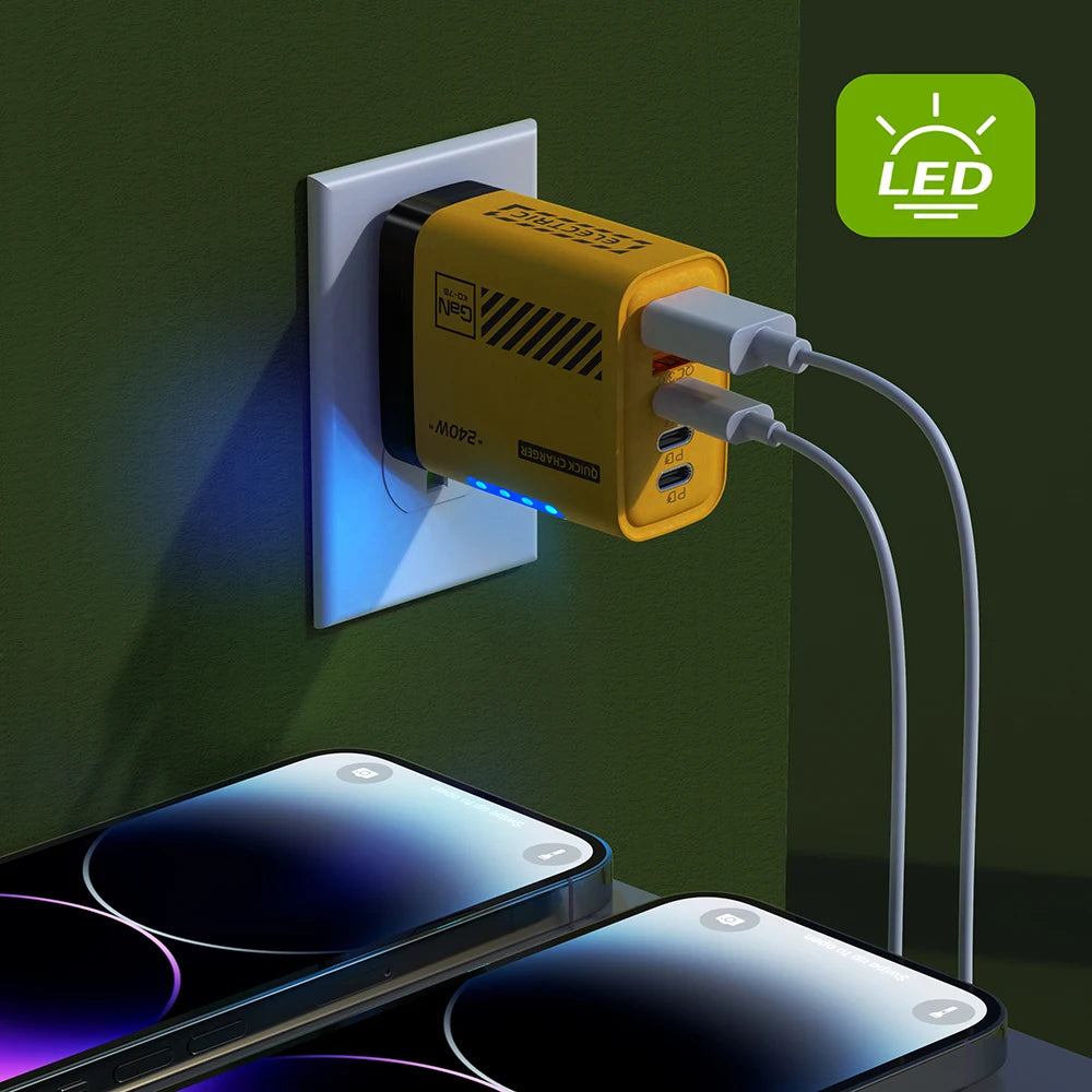 5-port fast charger.