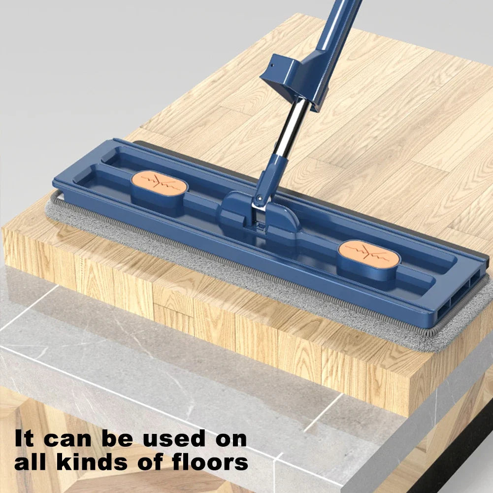 360°Rotating Flat Mop Self-contained Slide Floor.