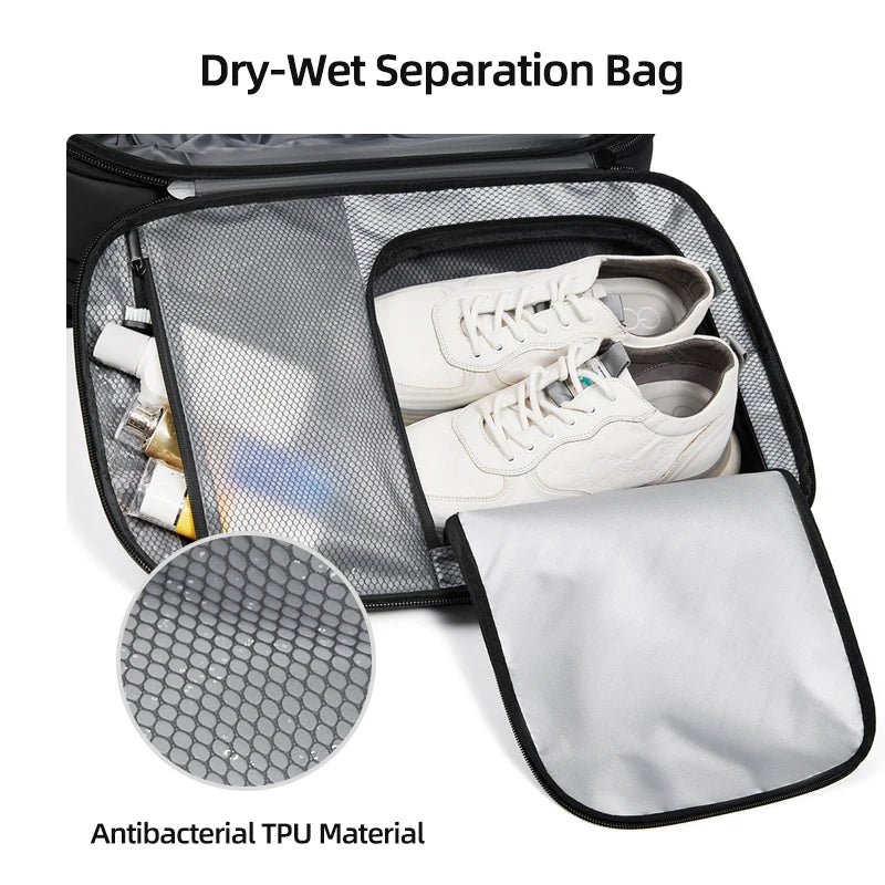 Men Travel Backpack One click start pump vacuum.