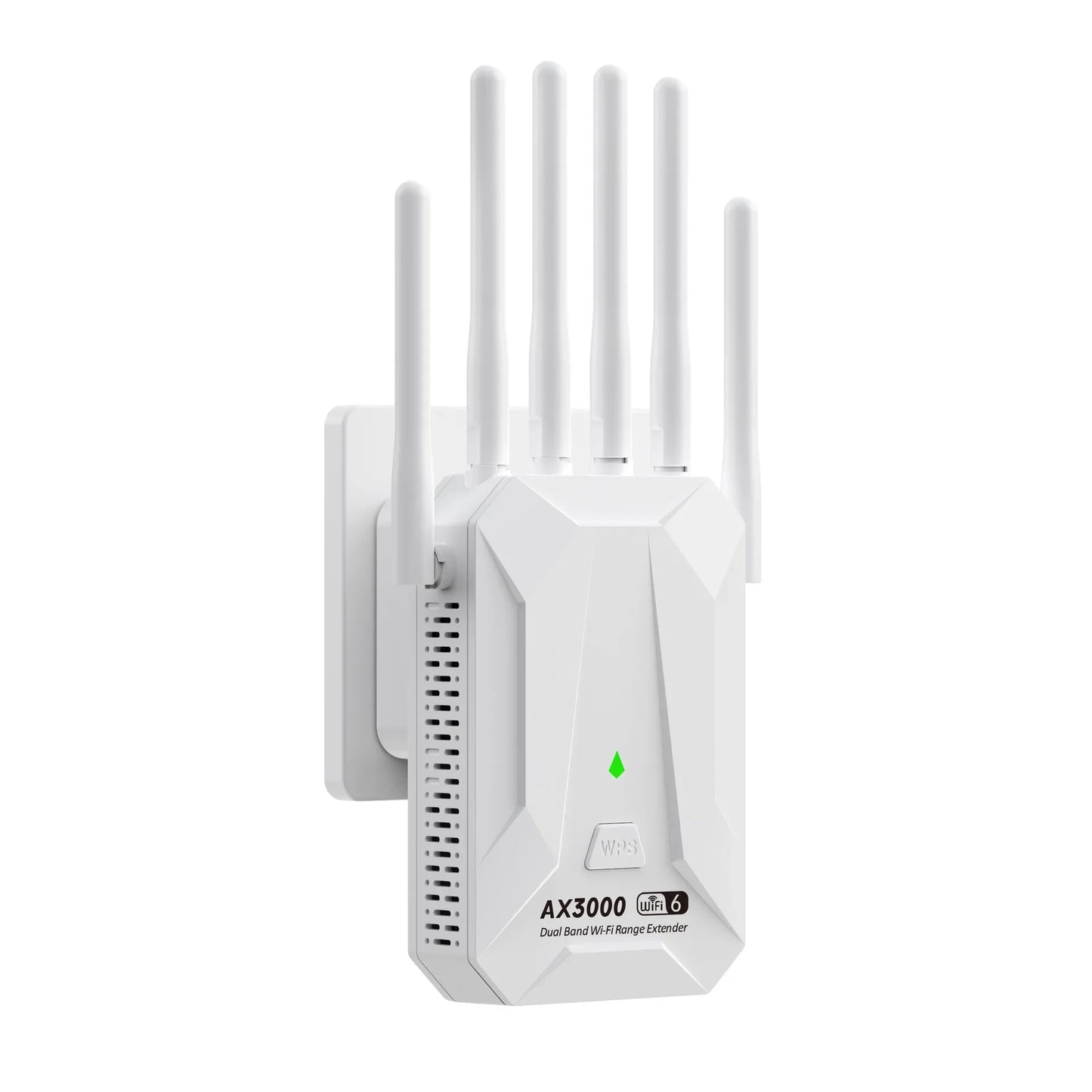 3000Mbps WiFi 6 Repeater 2.4/5Ghz Gigabit WIFI Booster Long Range Amplifier Network Extender For Home/Office EU/US Plug Easy Set