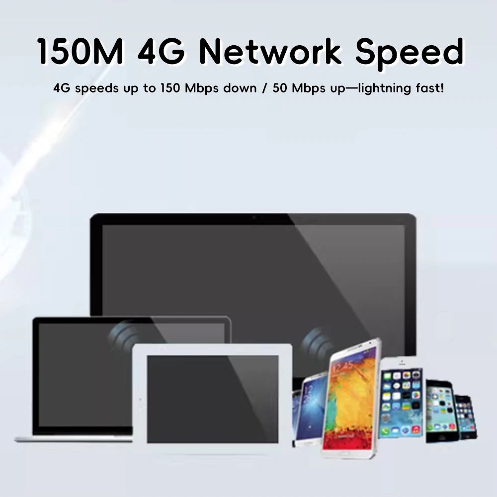 OPTFOCUS LTE WIFI Router 4G 300Mbps 4 Detachable Antennas Wireless Router 1WAN 4LAN USIM Card Slot Industrial Wifi Router