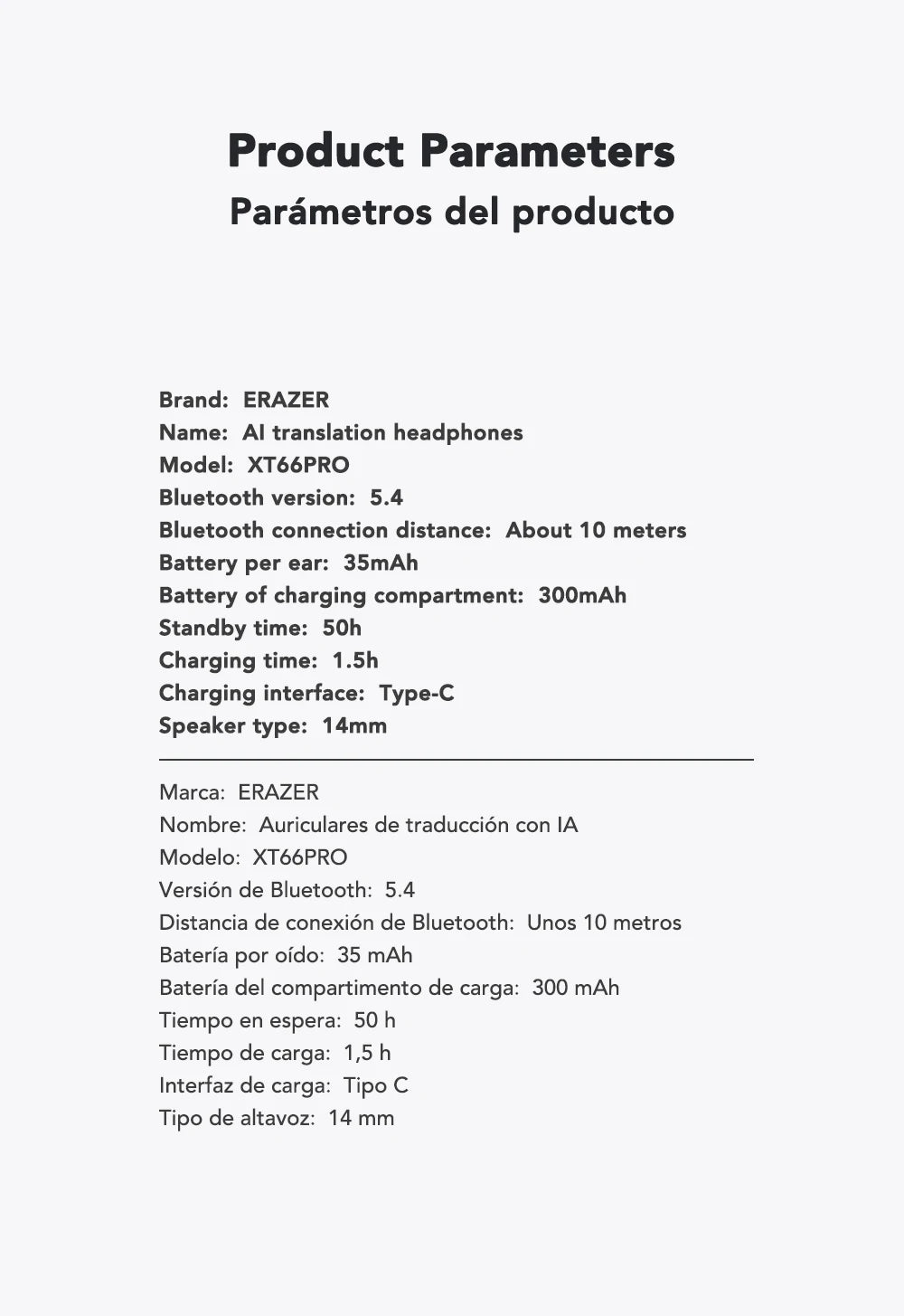 XT66PRO ASMR Bluetooth Headphones with DIY app, AI translator.