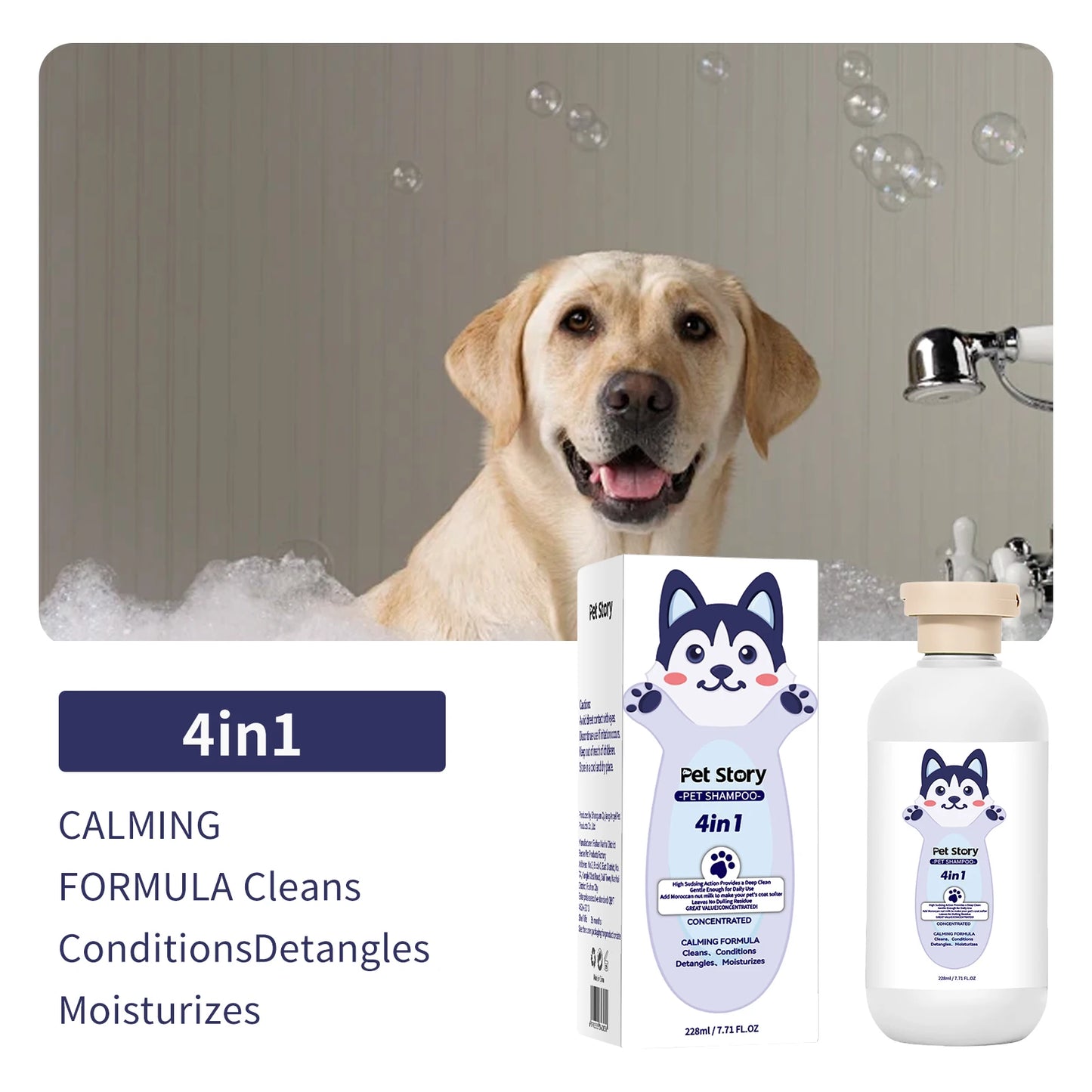 Premium hygiene spray for dogs.