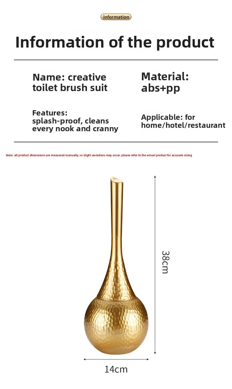 Premium Long Handle Toilet Brush with Holder.