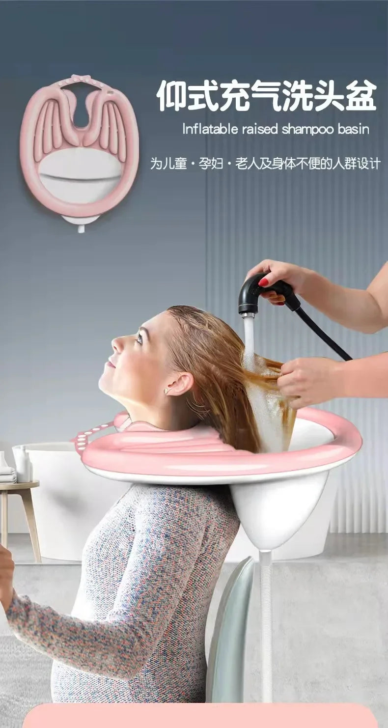Inflatable Shampoo Basin PVC Foldable.
