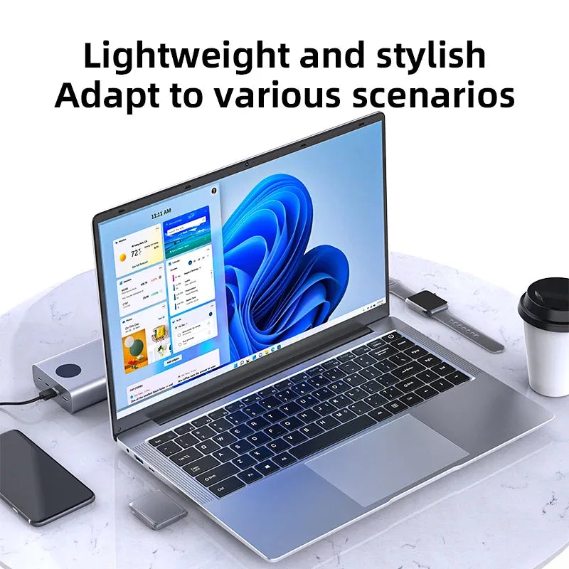 NEW 14.1-inch Portable Laptop 16GB RAM 1TB SSD Intel Celeron N4000 Windows 11