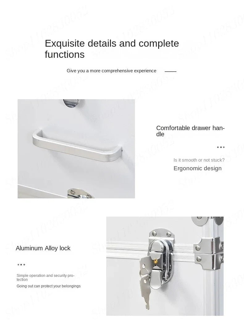 Makeup Bag 3-in-1 Suitcase Professional Manicure.