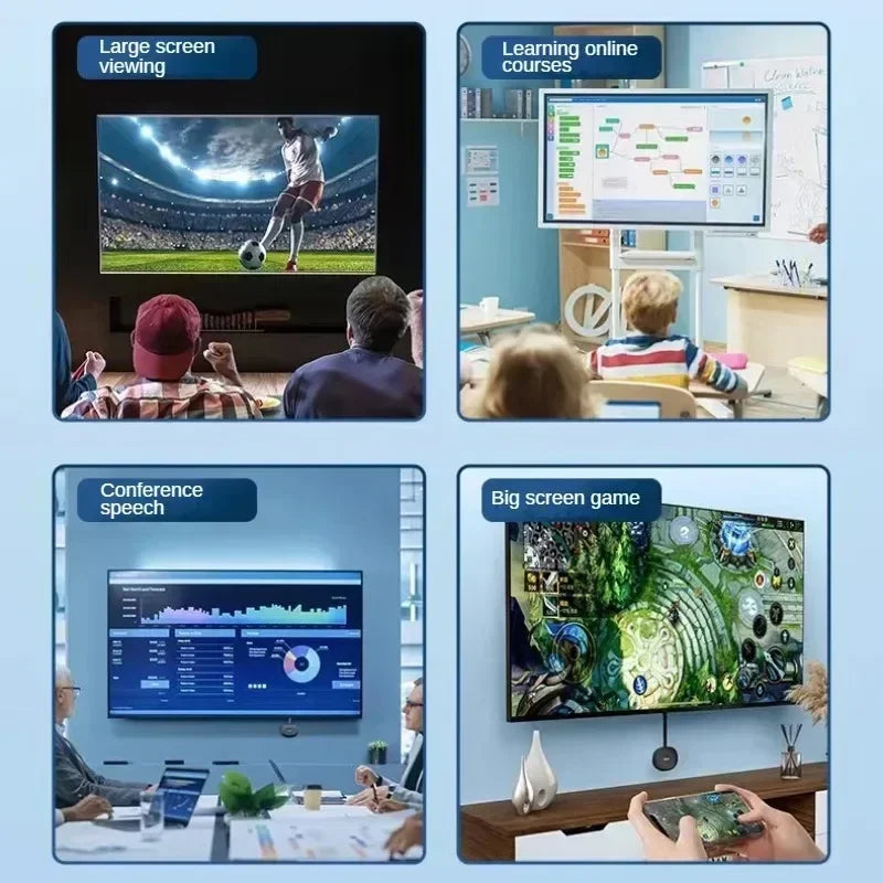 MUZISN 1080P G2 is suitable for MiraScreen monitor Anycast Wifi portable Miracast dongle.