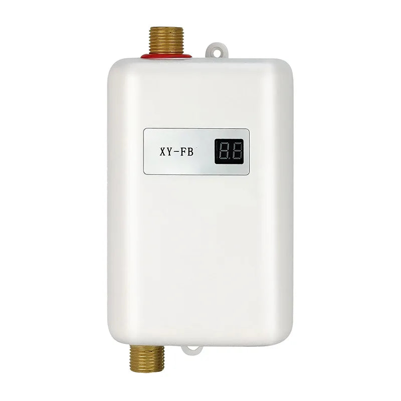 Instant Water Heater,3000W Mini Electric Tankless Hot Water Heater,Durable,Elegant and Fashionable for Bathroom Kitchen Washing