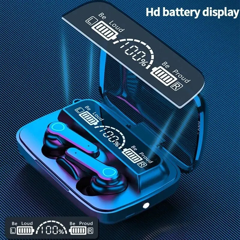 M19 Wireless TWS Bluetooth Earphones with Noise Cancellation and Control.