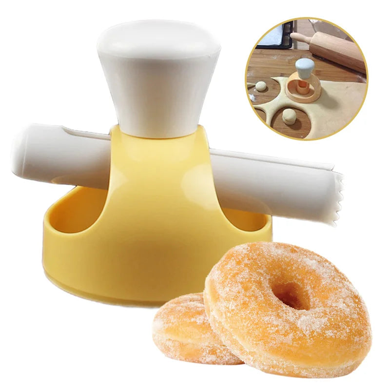Plastic Donut Maker Waffle Molds Kitchen Accessory Bakeware Doughnut Maker Cake Mold Biscuit Cookies Diy Baking Tool