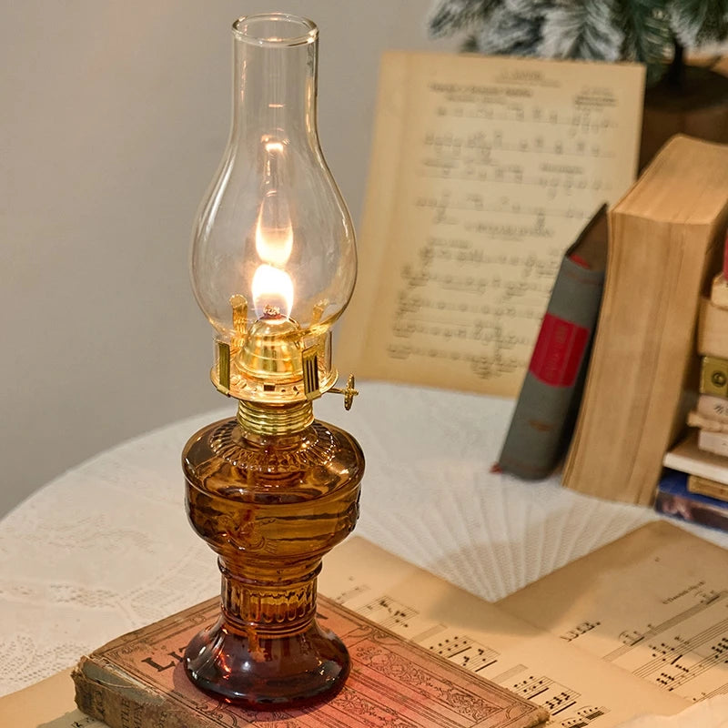 MEMEOKON L555 glass lampshade kerosene lamp wicks.