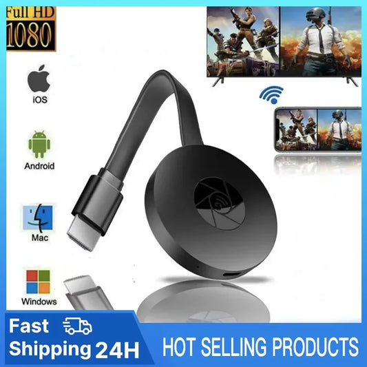 MUZISN 1080P G2 is suitable for MiraScreen monitor Anycast Wifi portable Miracast dongle.