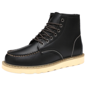 Men's High-Top Leather Motorcycle Boots Ankle Fashion Shoes Autumn Winter