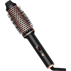 Electric Hair Brush Curler Straightener for Valentine's Day Gift.