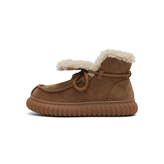 Suede Winter Fur-Lined Boots-0