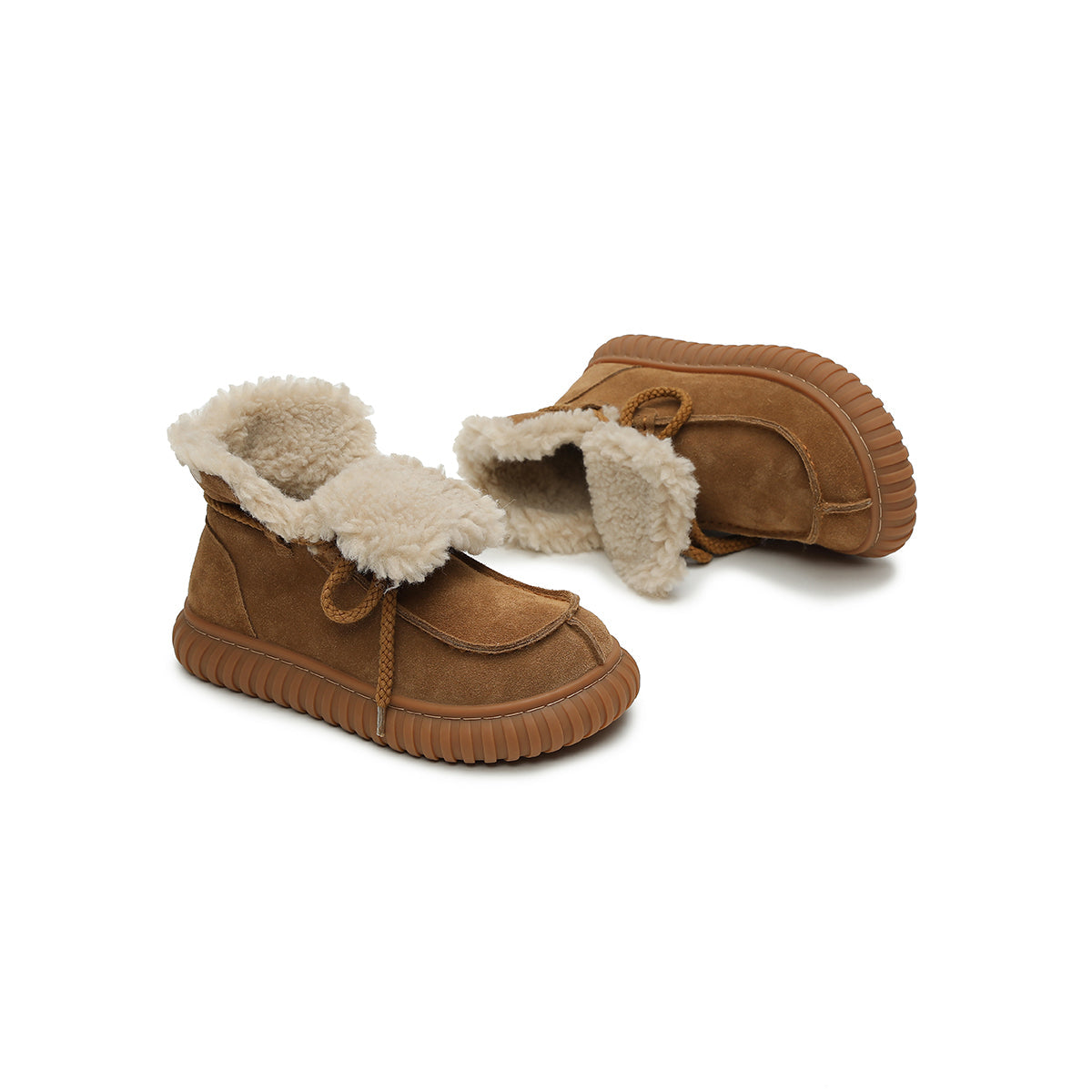 Suede Winter Fur-Lined Boots-3